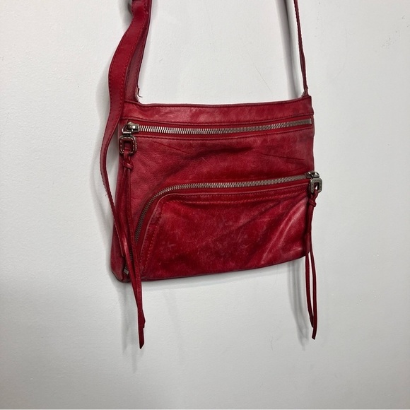 HOBO red leather crossbody bag small size‎ - Picture 2 of 11